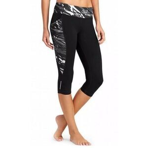 ATHLETA‎ Spliced Fire Be Free Crop Tight Camo